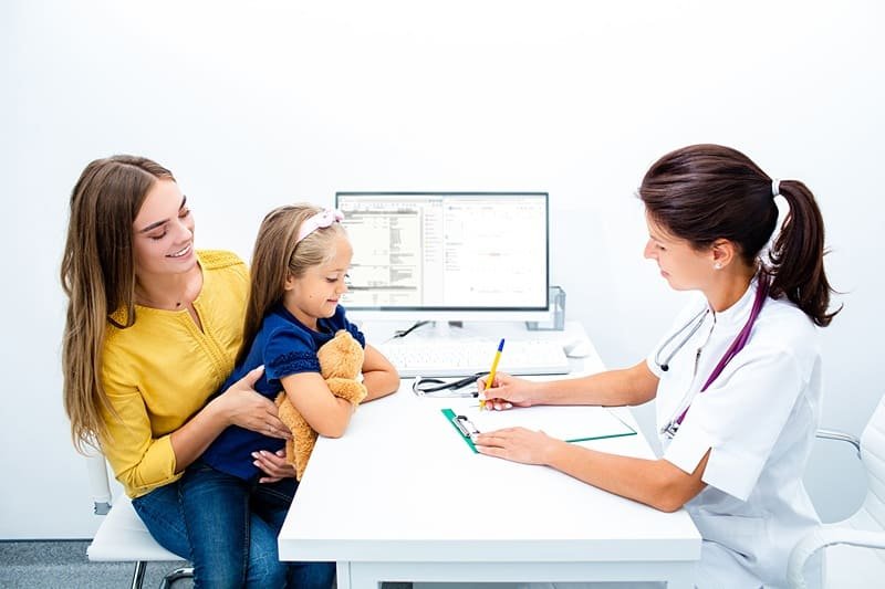 Consulta de pediatría
